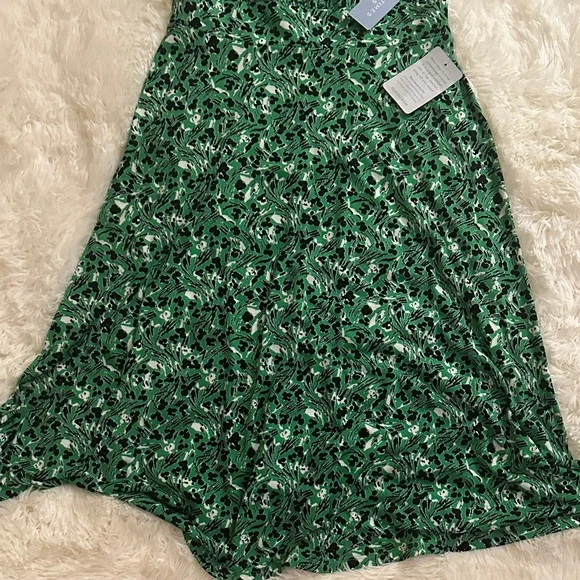 London Times Green Patterned Dress - Picture 4 of 7